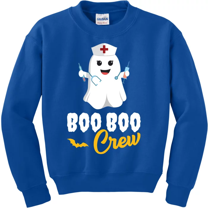 Boo Boo Crew Cool Gift Nurse Ghost Idea Squad Party Gift Cute Kids Sweatshirt