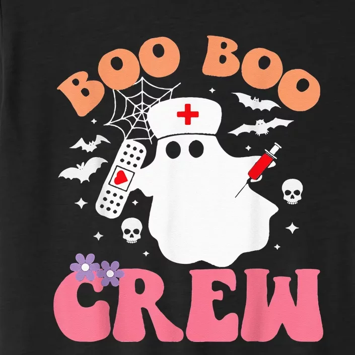 boo boo crew quote nurse cool halloween nurse costume ChromaSoft Performance T-Shirt