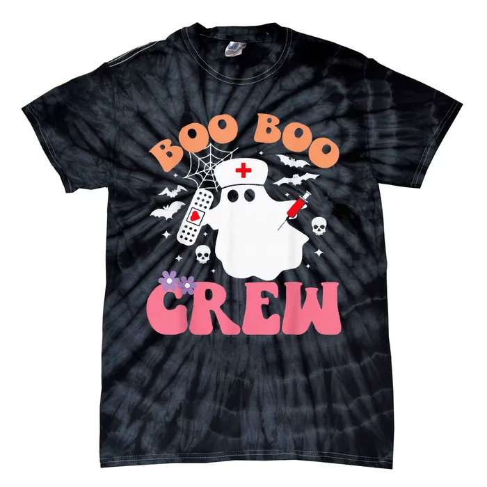 boo boo crew quote nurse cool halloween nurse costume Tie-Dye T-Shirt