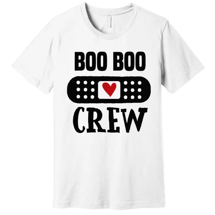 Boo Boo Crew First Aid School Nurse Day Care Teacher Premium T-Shirt