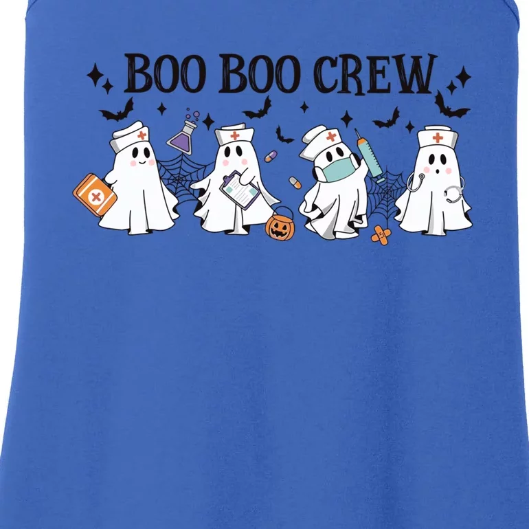 Boo Boo Crew Halloween Ghost Nurse Meaningful Gift Ladies Essential Tank