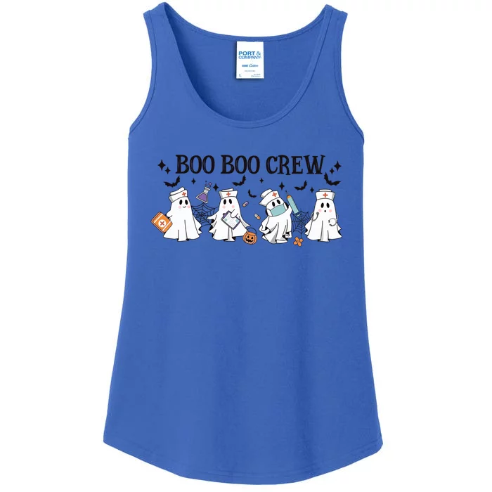 Boo Boo Crew Halloween Ghost Nurse Meaningful Gift Ladies Essential Tank