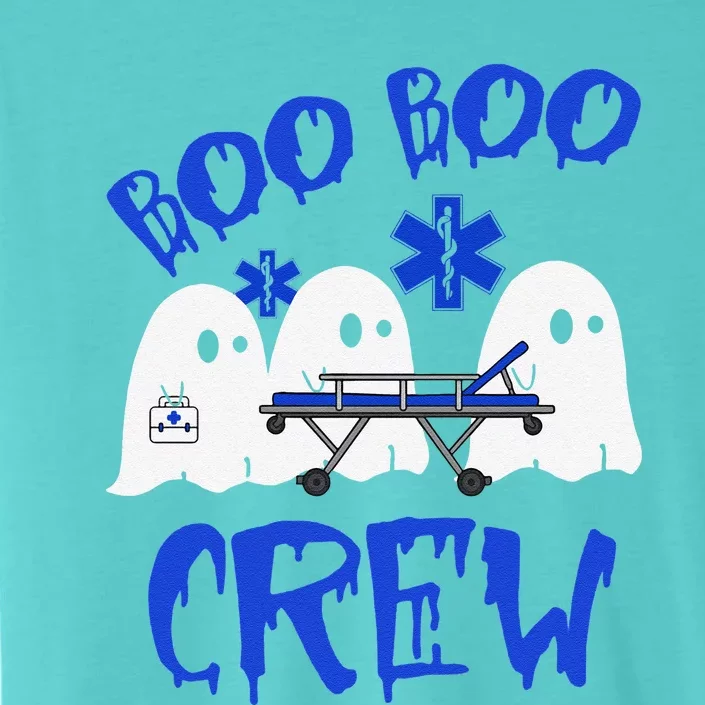 Boo Boo Crew Funny Ghost Emt Ems Paramedic Nurse Halloween Sweat ChromaSoft Performance T-Shirt