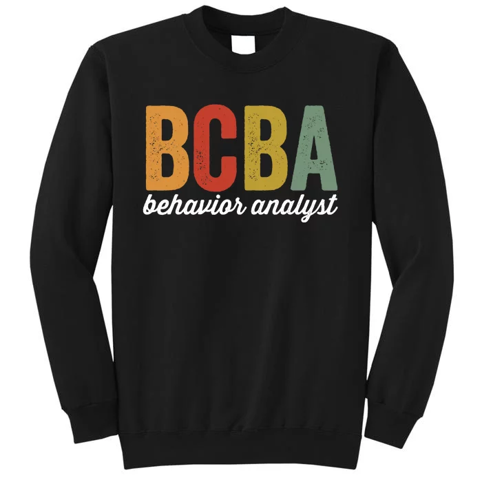 Bcba Board Certified Behavior Analyst Retro Vintage Sweatshirt