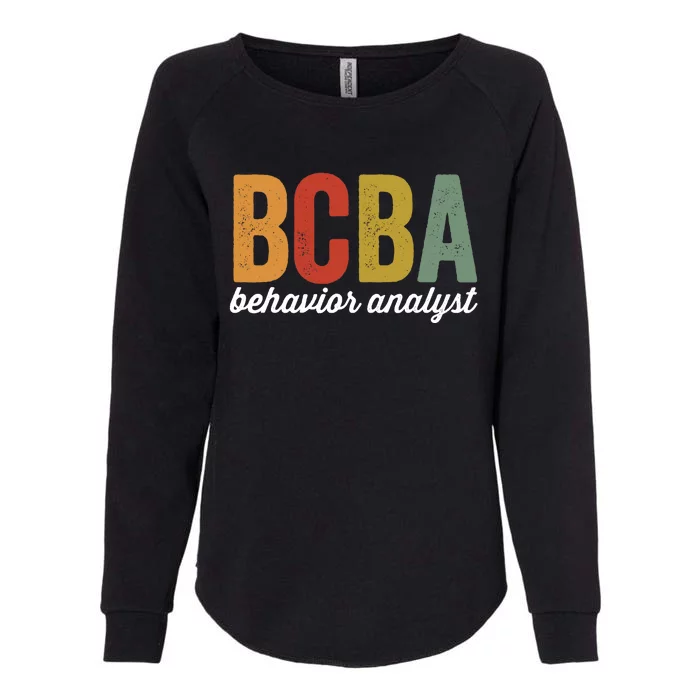 Bcba Board Certified Behavior Analyst Retro Vintage Womens California Wash Sweatshirt