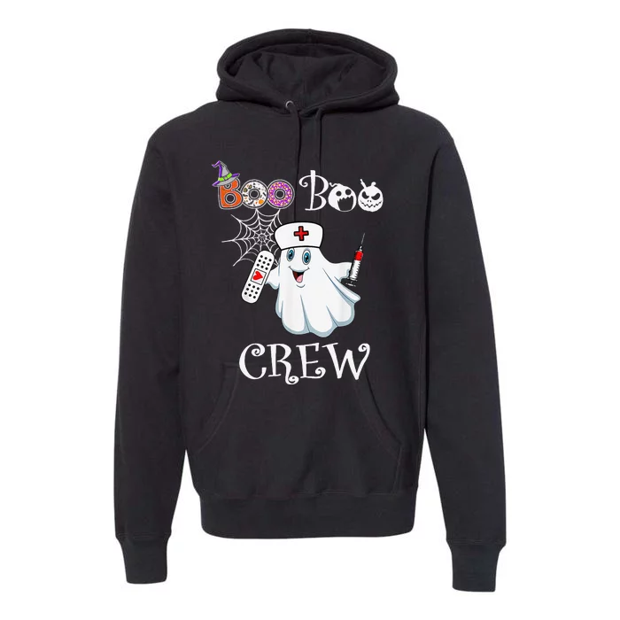 Boo Boo Crew Funny Ghost Paramedic Emt Ems Nurse Halloween Premium Hoodie