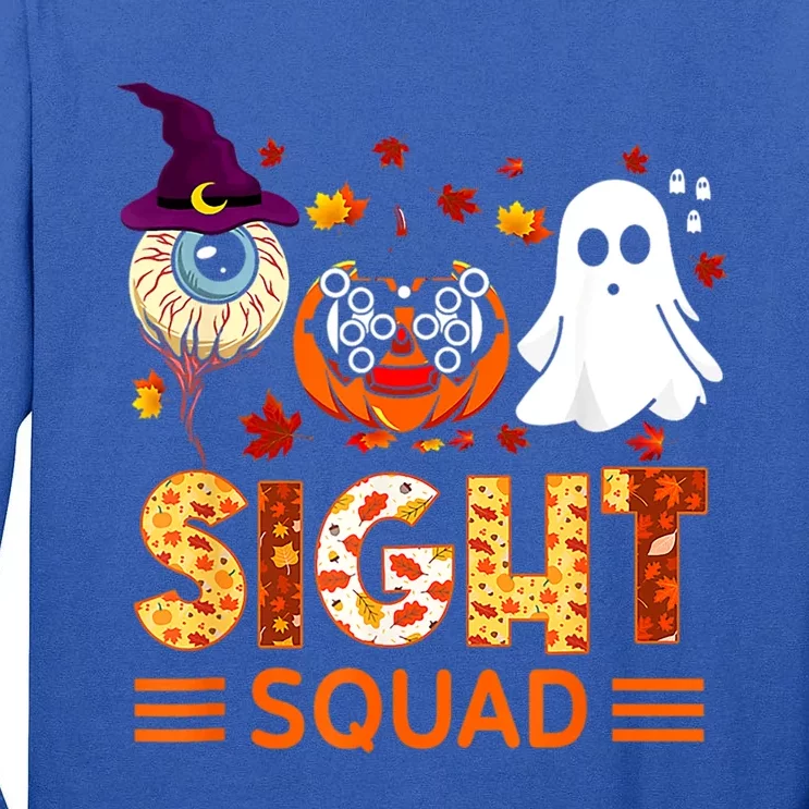 Boo Boo Crew Pumpkin Game Witch Sight Squad Halloween Gift Tall Long Sleeve T-Shirt