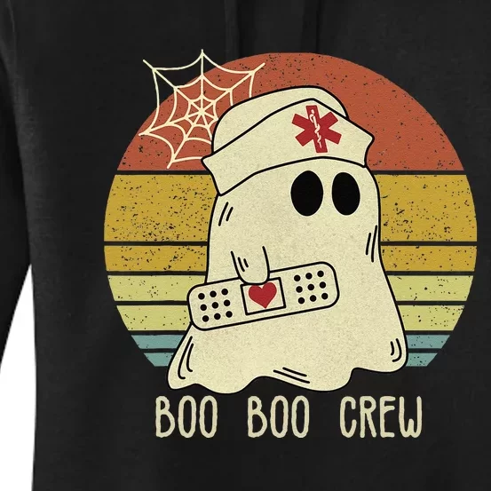 Boo Boo Crew Nurse S Halloween Nurse Women's Pullover Hoodie