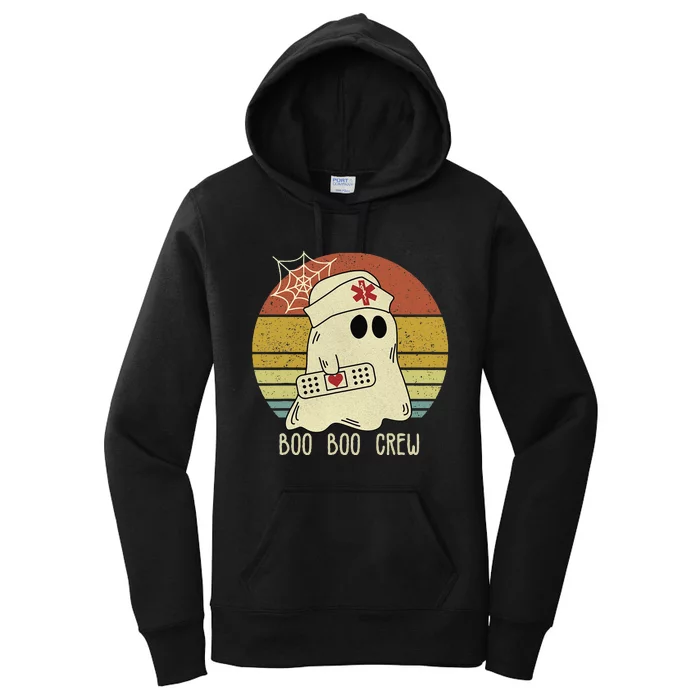 Boo Boo Crew Nurse S Halloween Nurse Women's Pullover Hoodie