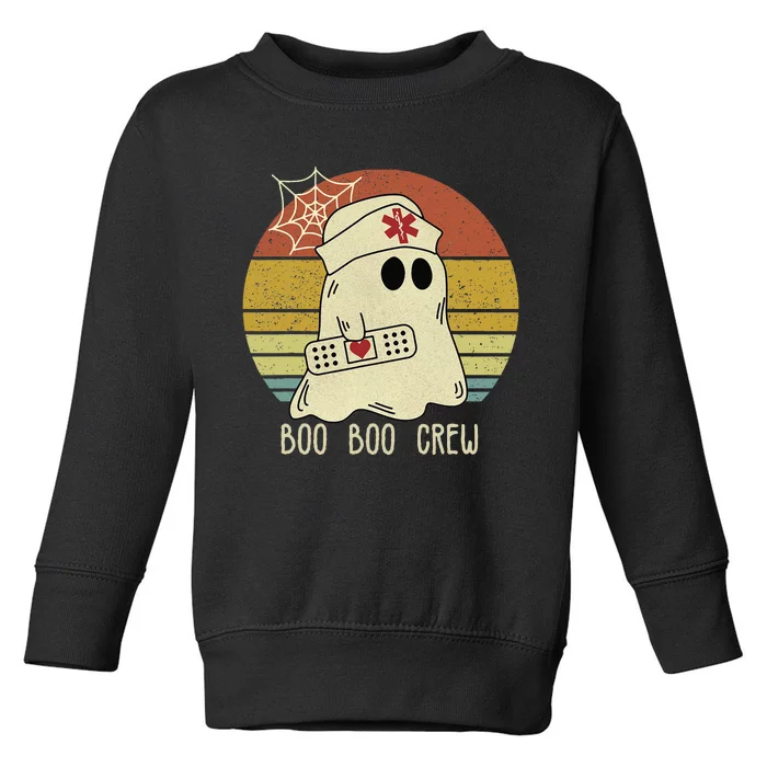 Boo Boo Crew Nurse S Halloween Nurse Toddler Sweatshirt