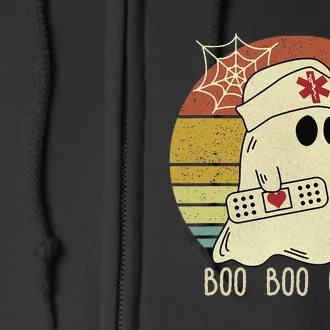 Boo Boo Crew Nurse S Halloween Nurse Full Zip Hoodie