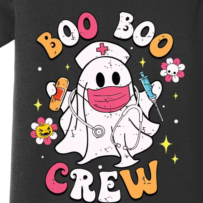 Boo Boo Crew Halloween Ghost Nurse Baby Bodysuit