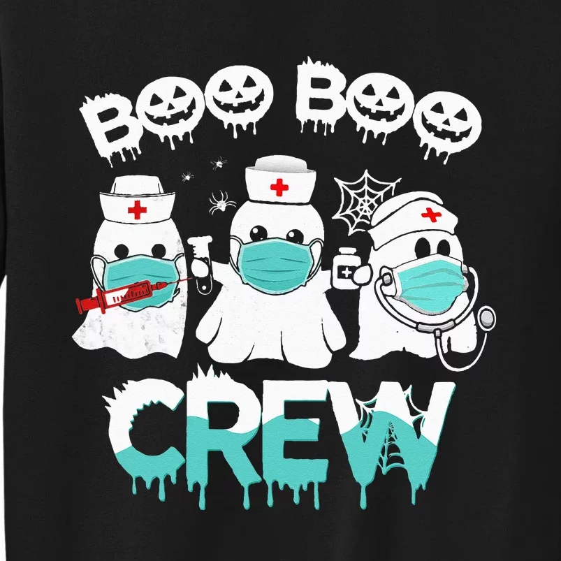 Boo boo Crew Nurse Halloween Ghost Costume Sweatshirt