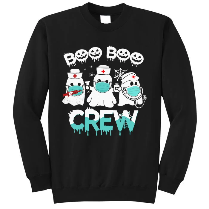 Boo boo Crew Nurse Halloween Ghost Costume Sweatshirt