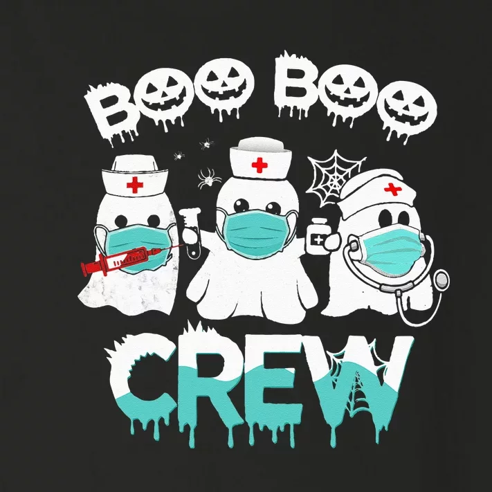 Boo boo Crew Nurse Halloween Ghost Costume Toddler Long Sleeve Shirt