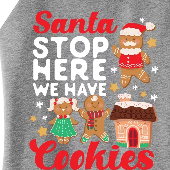 Bake Baking Christmas Cookie Santa Gingerbread Santa Cute Gift Women’s Perfect Tri Rocker Tank