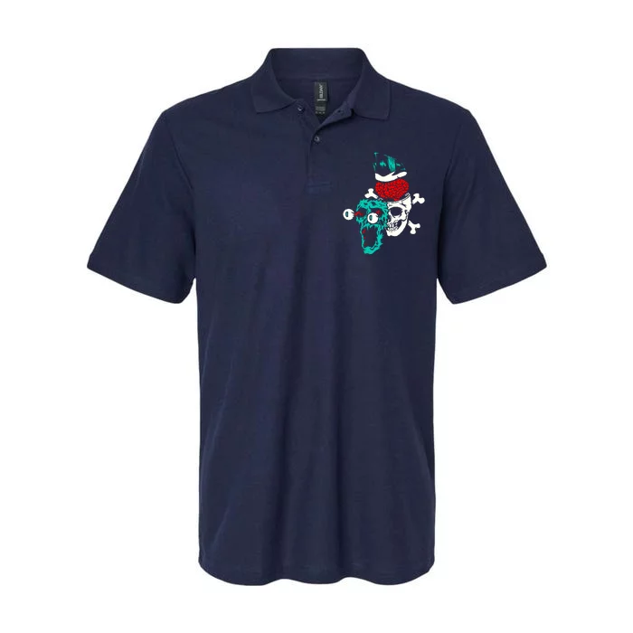 Brain Blast Cross Skull Softstyle Adult Sport Polo