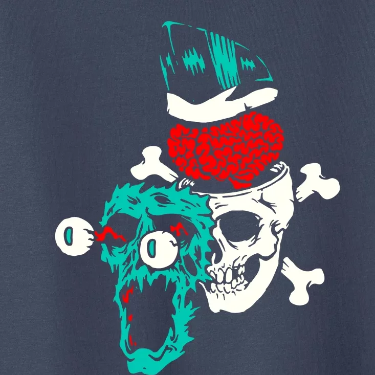 Brain Blast Cross Skull Toddler T-Shirt