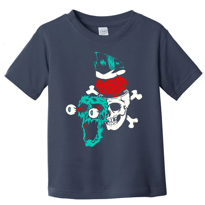 Brain Blast Cross Skull Toddler T-Shirt