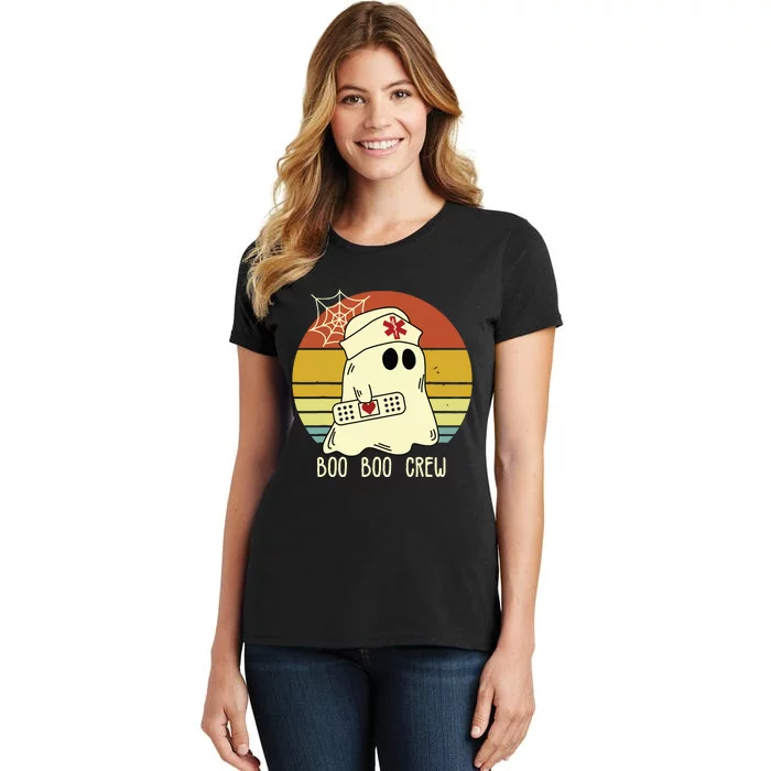 Boo Boo Crew Nurse Shirts Halloween Nurse Shirts For Women Women's T-Shirt