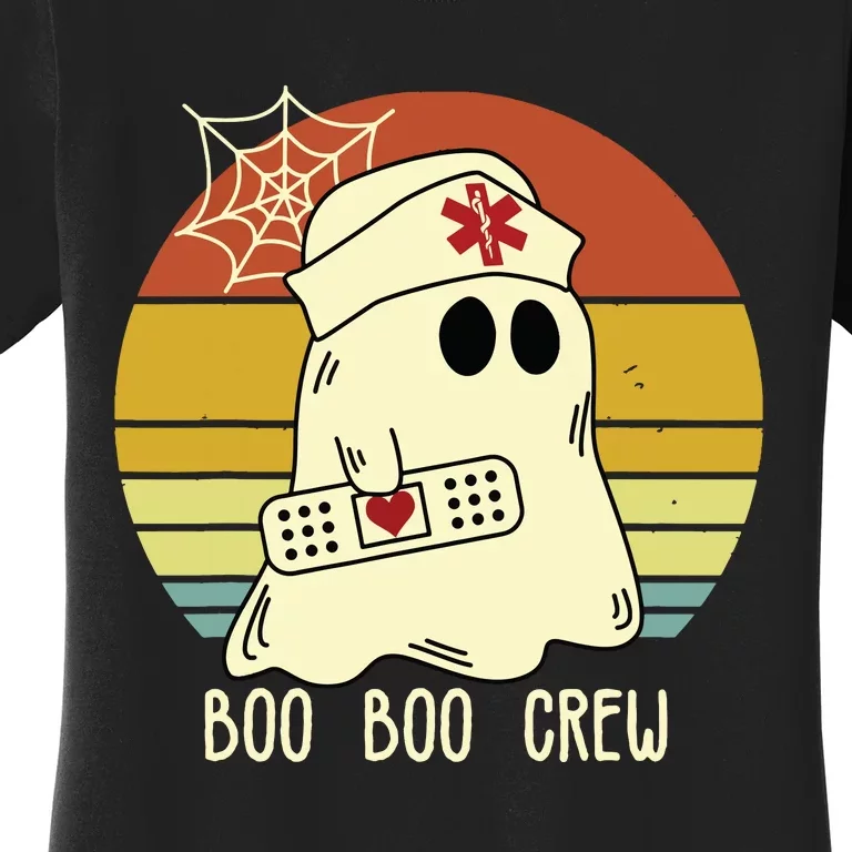 Boo Boo Crew Nurse Shirts Halloween Nurse Shirts For Women Women's T-Shirt