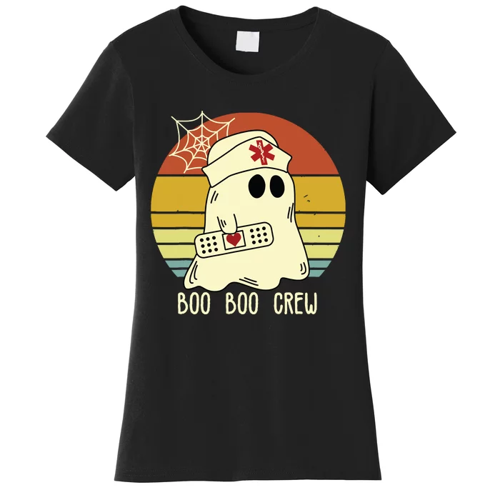 Boo Boo Crew Nurse Shirts Halloween Nurse Shirts For Women Women's T-Shirt