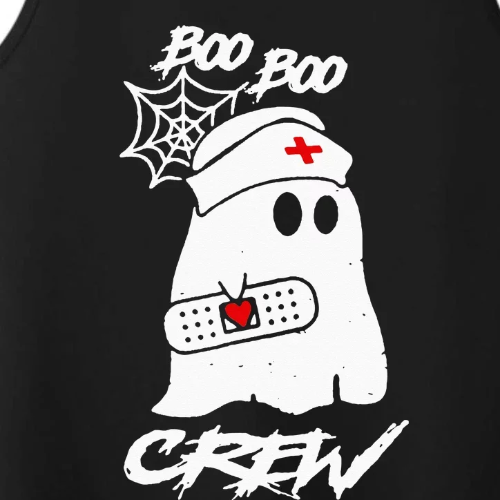 Boo Boo Crew Nurse Ghost Funny Halloween Costume Gift Performance Tank