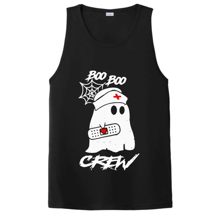 Boo Boo Crew Nurse Ghost Funny Halloween Costume Gift Performance Tank