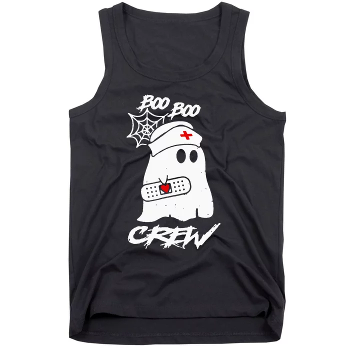 Boo Boo Crew Nurse Ghost Funny Halloween Costume Gift Tank Top