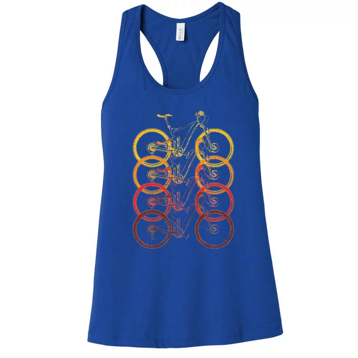 Bicycling Biker Cyclist Athlete Gift Bicycle Women's Racerback Tank