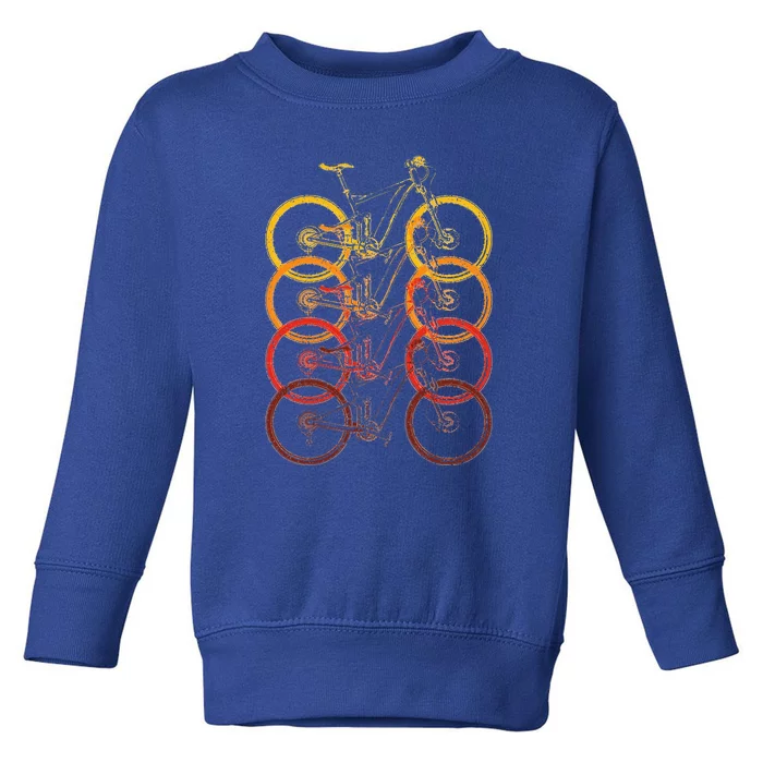 Bicycling Biker Cyclist Athlete Gift Bicycle Toddler Sweatshirt