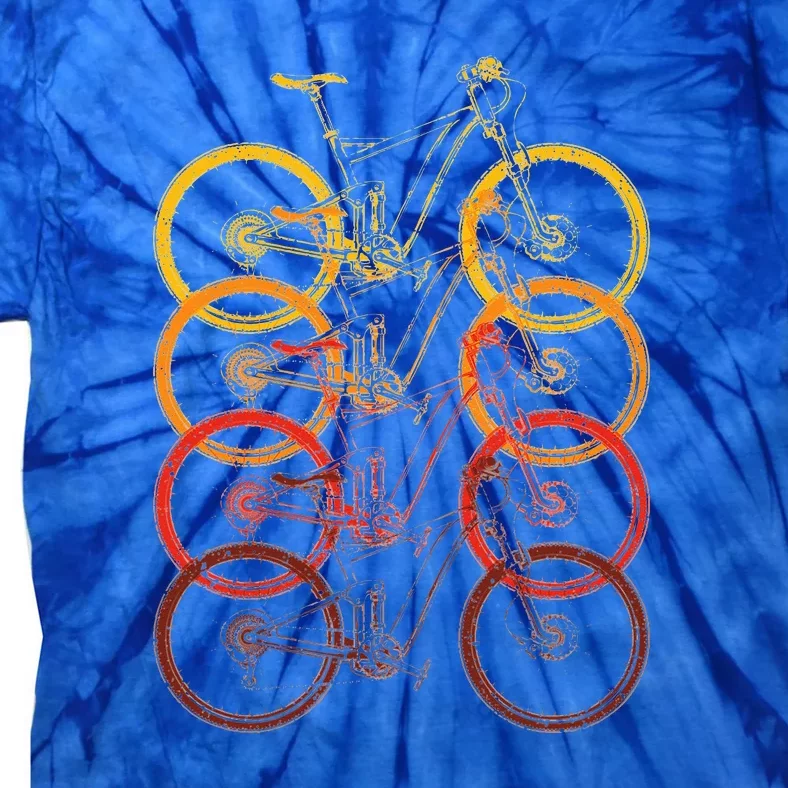 Bicycling Biker Cyclist Athlete Gift Bicycle Tie-Dye T-Shirt