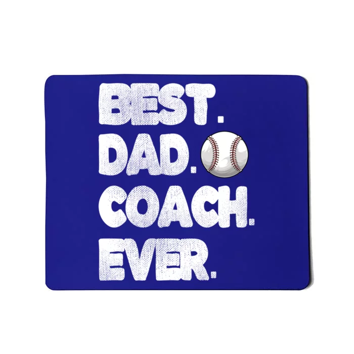 Best Baseball Coach Dad Baseball Coach Father Great Gift Mousepad