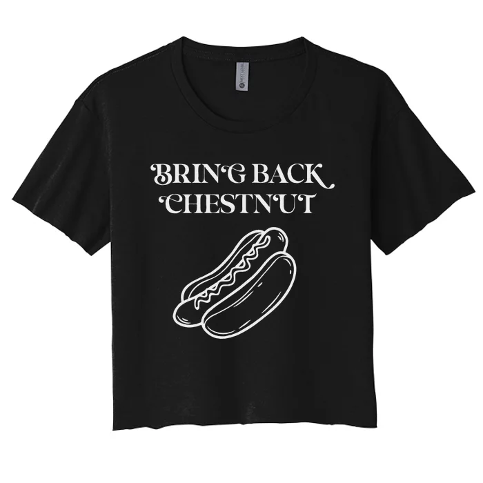 Bring Back Chestnut Winner Women's Crop Top Tee