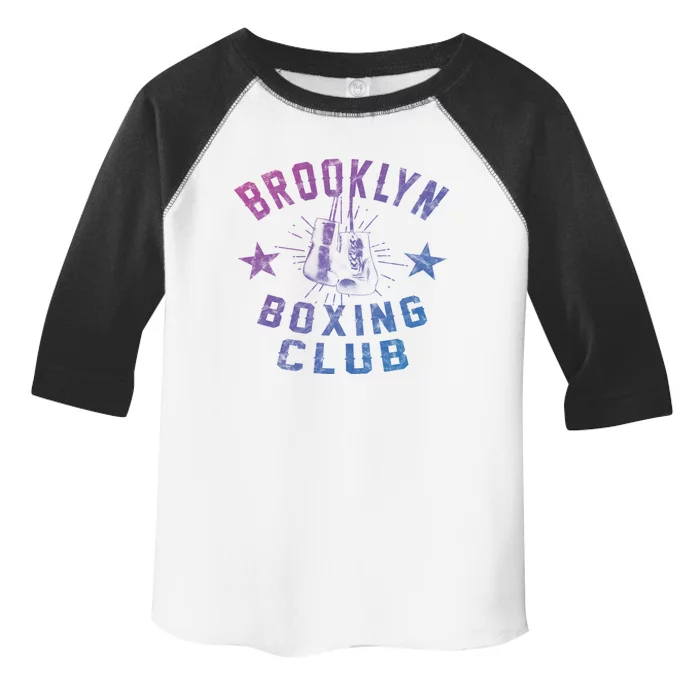 Brooklyn Boxing Club Vintage Distressed Boxing Gift Toddler Fine Jersey T-Shirt