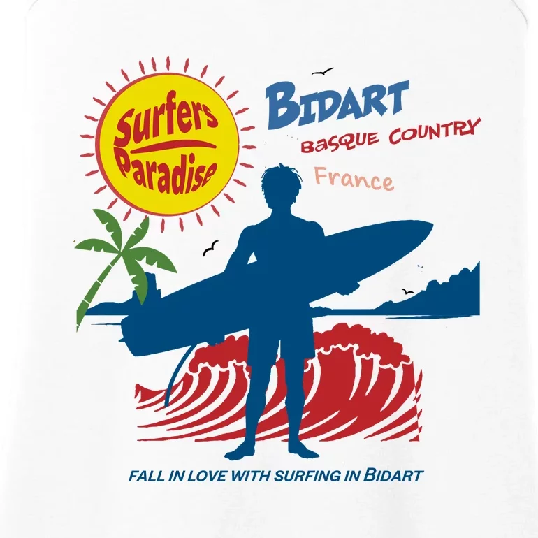 Bidart Basque Country Surfer Ladies Essential Tank