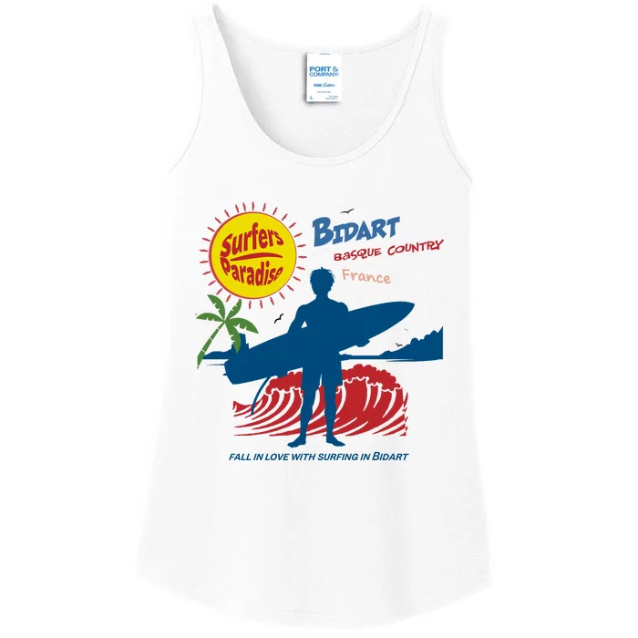 Bidart Basque Country Surfer Ladies Essential Tank