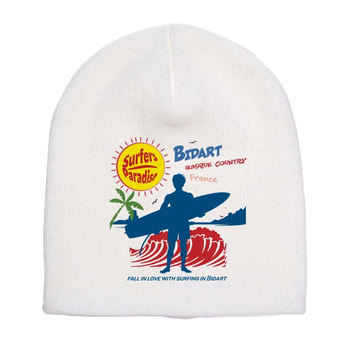 Bidart Basque Country Surfer Short Acrylic Beanie