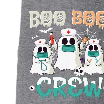 Boo Boo Crew Nurse Halloween Ghost Costume Matching Doggie 3-End Fleece Hoodie