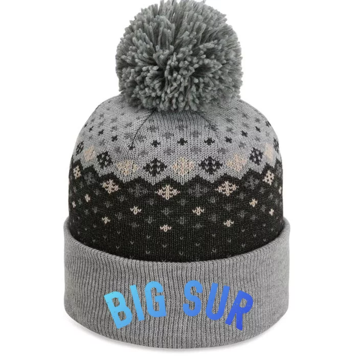 Big Bear California Lake Village Ski Snow Park Socal Camping Funny Gift The Baniff Cuffed Pom Beanie