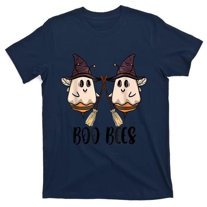 Boo Bees Couples Witch Halloween Costume Ghost Funny T-Shirt