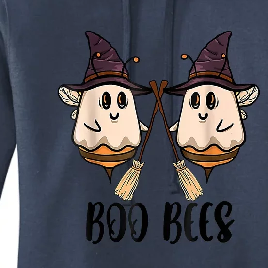 Boo Bees Couples Witch Halloween Costume Ghost Funny Women's Pullover Hoodie