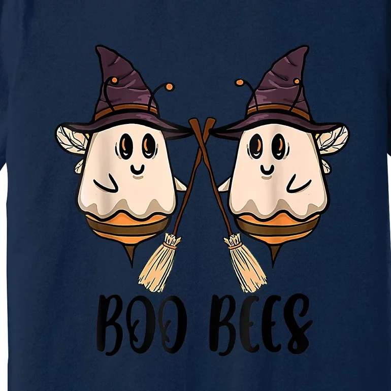 Boo Bees Couples Witch Halloween Costume Ghost Funny Premium T-Shirt