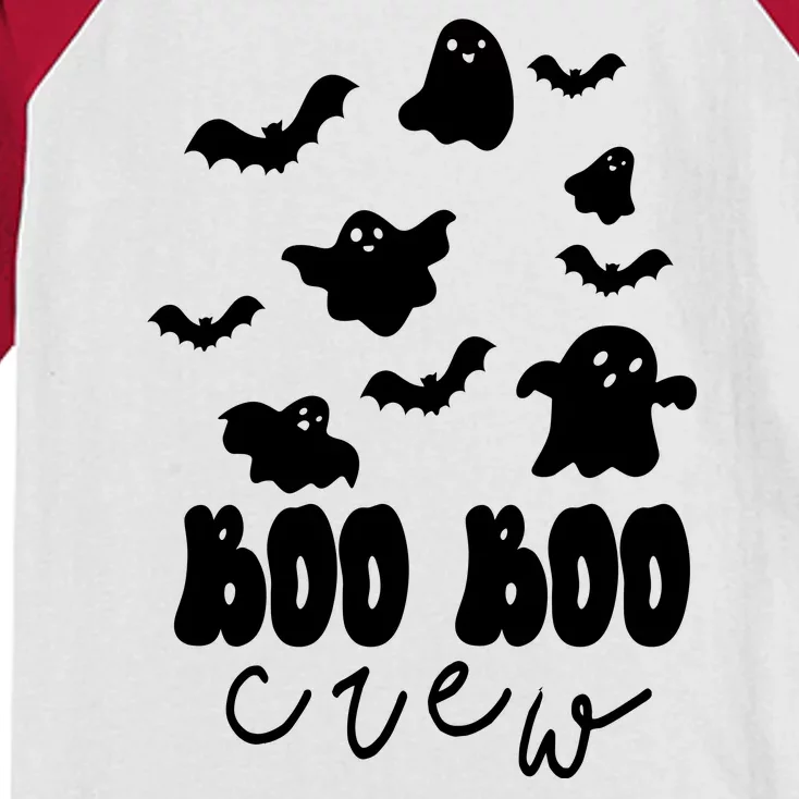 Boo Boo Crew Halloween Festive Kids Colorblock Raglan Jersey