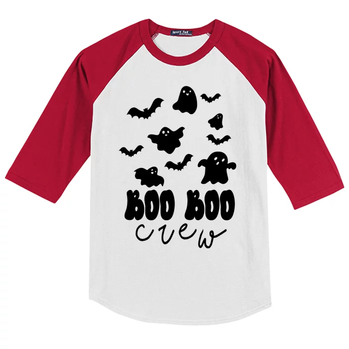 Boo Boo Crew Halloween Festive Kids Colorblock Raglan Jersey