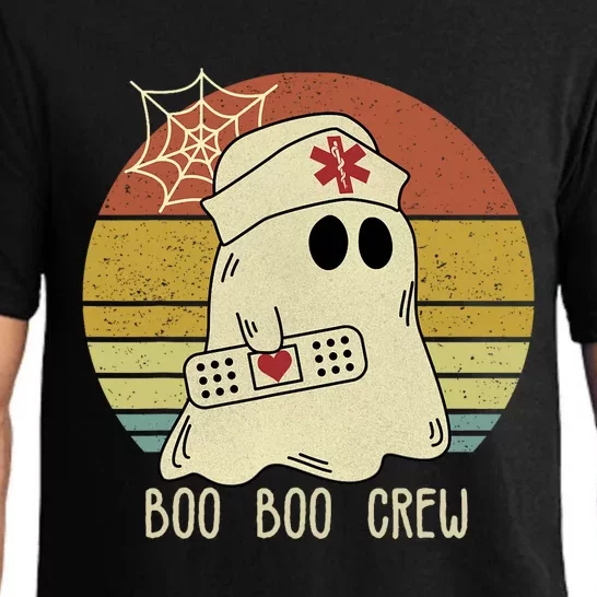 Boo Boo Crew Nurse Halloween Nurse Pajama Set