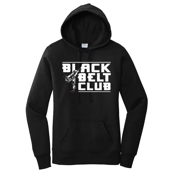 Black Belt Club Karate Black Belt Women's Pullover Hoodie