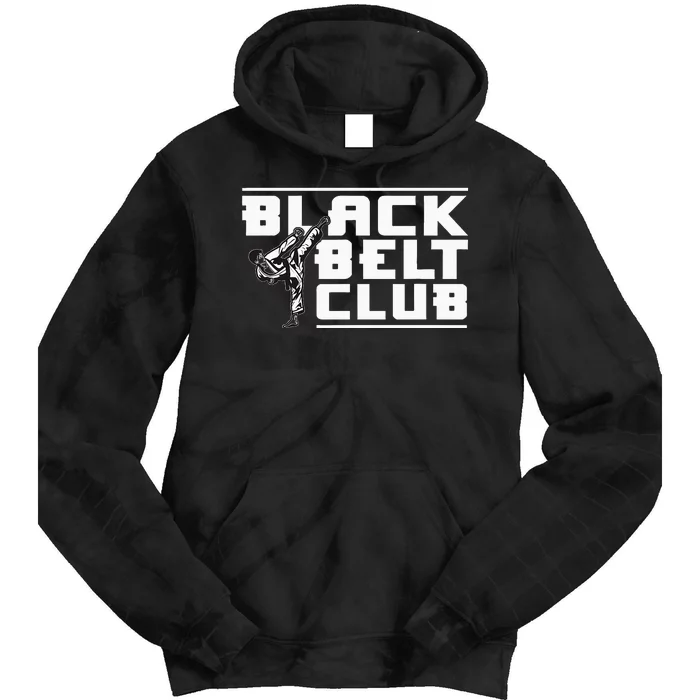 Black Belt Club Karate Black Belt Tie Dye Hoodie