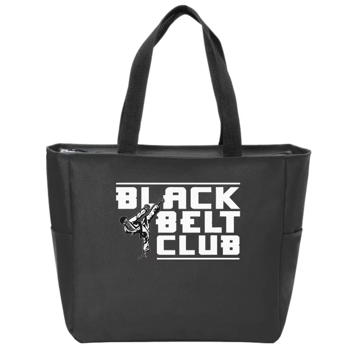 Black Belt Club Karate Black Belt Zip Tote Bag