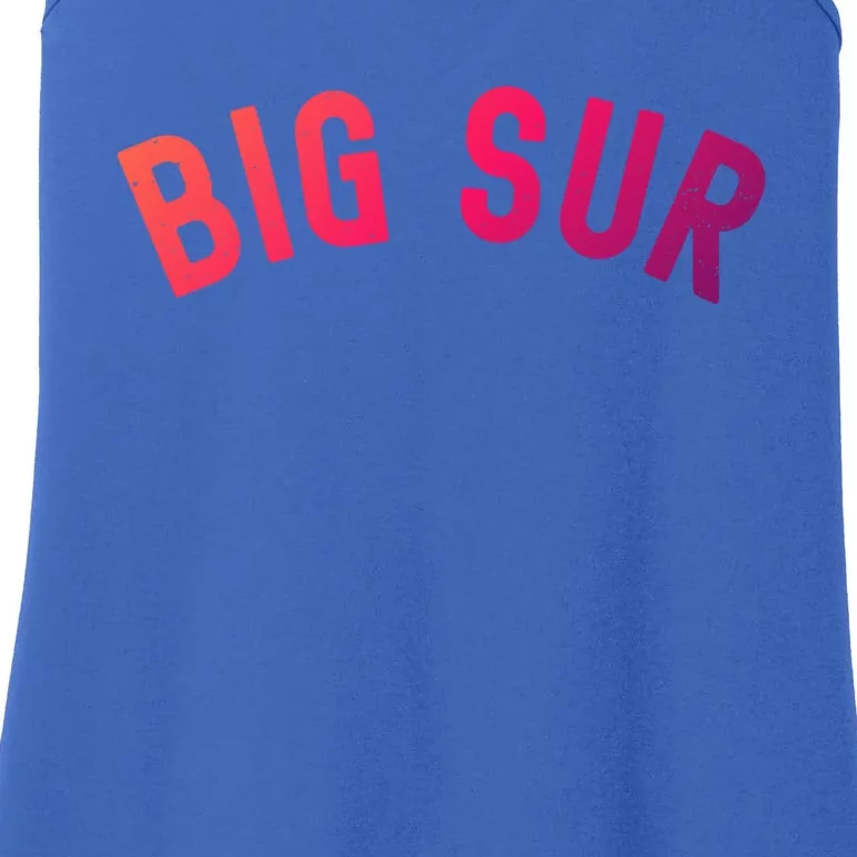 Big Bear California Lake Village Ski Snow Park Socal Camping Funny Gift Ladies Essential Tank